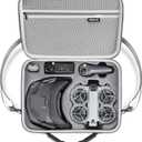 STARTRC Case for Neo 2 Accessories, Portable PU Carry bag for DJI Neo 2 Motion Fly More Combo for RC Motion 3,Goggles N3,Charging Hub