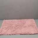 OLANLY Bathroom Rugs 30x20, Extra Soft Absorbent Chenille Bath Rugs, Rubber Backing Quick Dry, Machine Washable Bath Mats for Bathroom Floor, Tub and Shower, Home Decor Accessories, Dusty Rose