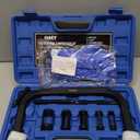 Orion Motor Tech Valve Spring Compressor, 10 Piece Spring Clamp Tool Kit with C Clamp, Collet Pusher Adapters, Extension Rods, and Lever for Car, Motorcycle, ATV, and Small Engine Repairs