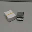 Chinco 30 Packs Magnetic Name Tags with Magnetic Backing Blank Name Tags Locker White Round Corners, 1.5 x 3 Inches Reusable ID Badges for Personalized Jacket Shirts Office School Stores Teams (Black)