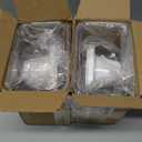 mekueeex 60OZ Liquid Laundry Detergent Dispenser, Laundry Soap Dispenser, Clear Plastic Fabric Softener Holder and Container, Laundry Room Organization and Storage, 2 Pack