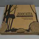 Round Decorative Tray Wood Bathroom Counter Organizer Farmhouse Kitchen Decor Wooden Riser for Soap Dish, Perfume, Candle, Sponge, 11" - Brown