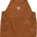Carhartt Baby Girls' Loose Fit Canvas Shortall (18 Months)