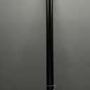 1 Inch Black Rust Resistant Indoor/Outdoor Window Curtain Rod 72 to 144 Inches, Single Drapery Rod for Heavy Fabrics, Clean Designed Finials and Mounting Brackets Included(Matte black,72-144")