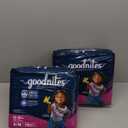 Goodnites Girls' Nighttime Bedwetting Underwear, Size S/M (43-68 lbs), 44 Ct (2 Packs of 22), Packaging May Vary