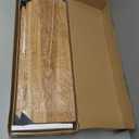 24" Rustic Elm Wood Floating Shelves, 8 Inch Deep Wall Shelves for Home Decor, Wall Mounted Floating Shelf with Invisible Bracket, Heavy-Duty Storage & Display Shelf for Living Room, Kitchen, Set of 2