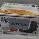 BLACK+DECKER 2-Slice Toaster, T2569B, Extra Wide Slots, 6 Shade Settings, 850 Watts, Crumb Tray, Cancel Button