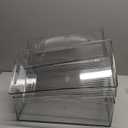 InterDesign iDesign Plastic Stackable Pantry Bin - Organizer Bin with Handles for Cabinets or Fridge - Set of 4 - Clear