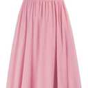 GRACE KARIN Womens 2025 Summer Dress Casual Sleeveless Spaghetti Strap Smocked Ruffle Beach Long Maxi Dress with Pockets
XXL