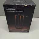 2 Pack Cordless Table Lamp Rechargeable, IP55 Waterproof, 60h Runtime Protable Outdoor Table Lamps, 3 Color Stepless Dimming Battery Powered Table Lamp for Dinner/Restaurant/Bedroom/Cafe