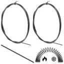 Count of 2 5 Feet Shape Memory Nitinol Wire 1.0 mm 40 C (18ga 104 F) Pre Trained Wire Nitinol Shape Memory Alloy for Research Labs Classroom Display