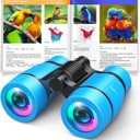 Toys for Boys Ages 3-7: LET'S GO! Kids Binoculars with Bird Watching Manual for 4 5 6 7 Year Old Boys Girls Outdoor Toy for Kid Ages 4-6 Camping Telescope Toddler Birthday Gift Stocking Stuffers