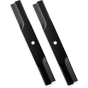 ILONPA 38" Low-Lift Mower Blades for John Deere AM100946 M82408 Lesco 050536 GT235 GT242 LT133 LX188 S92 SRX95 STX38 SX95 38 inch Deck Lawn Mower Replace AM100946 M82408 050536, Black