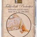 Better Homes Vinyl Tablecloth Protector Wipes Clean Protect Linens Oblong 54"x72"