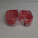 for Bronco Side Mirror Cover Trim Red for Ford Bronco 2021 2022 2023 Red Exterior Accessories 2pcs (for Mirror Without Light & Not for Sport)