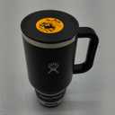 Hydro Flask Travel Tumbler with Handle, Lid and Straw - Insulated Stainless Steel in 32 Oz Black