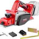 Cordless Electric Hand Planer: 3-1/4-Inch Handheld Planer Compatible with Milwaukee Battery (No Battery) - 15000 RPM Power Wood Planer for Woodworking, Carpentry