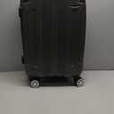 Rockland London Hardside Spinner Wheel Luggage, Grey, Carry-On 20-Inch
