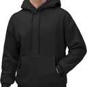 THE GYM PEOPLE Men's Fleece Pullover Hoodie Loose Fit Ultra Soft Hooded Sweatshirt With Pockets, XL
