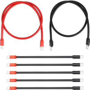 Golf Cart Heavy Duty Battery Cable 7 PCS Set 4 Gauge for 1994-Up Club Car DS & Precedent 48Volt