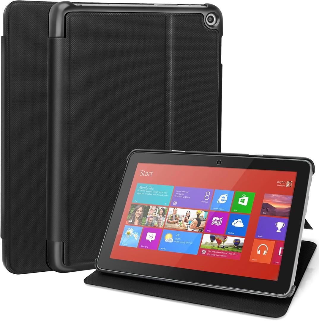 Fire HD 8 Tablet Case,(812th/10th Generation, 2024/2022/2020 Release).Auto Wake/Sleep Also, with Multi-Angle Viewing Stand.Incompatible with 8in Onn iPad Samsung Android Tablet.(Black)