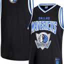 Ultra Game Boys' Tank Top Mesh Sleeveless Muscle T-Shirt, Dallas Mavericks, Size: L