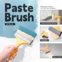 FOSHIO Wallpaper Tools Set, Paste Brush, Seam Roller, Plastic Scraper Tool, Felt Squeegee with Mesureing Tape, Paper Cutter and Exacto Knife for Peel & Stick Wallpaper, Window Film Installation