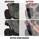 SAUTVS XL Fender Flares for Polaris General 1000/4 1000 2016-2026, Heavy Duty Front and Rear Mud Flaps Mud Guards Fender Flares for Polaris General 1000/4 1000 16-26 Accessories, Replace #2884220