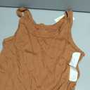 Athletic Tank Top for Women - Brown Print Sleeveless Quick Dry Gym Yoga Running Tennis Tops, Small