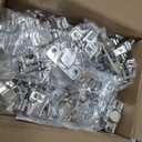 BESTEEL 24 Pack 1/2 inch Overlay Soft Close Cabinet Door Hinges for Kitchen Cabinet Hinges, 100 Degree Opening Angel, Stainless Concealed Kitchen Cabinets Hinge Self Closing with Drilling Tool & Manual