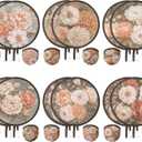 Trillionn 12 Pack Foldable Hand Fans for Women, Compact Portable Pocket-Sized Handheld Cooling Fan, Lightweight Girls Handheld Fan for Travel, Weddings, Outdoor Events Red