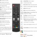 Universal for LG Smart TV Remote Control Replacement (Pack of 2)