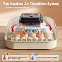 35 x 35 Chicken Egg Incubators, with Automatic Egg Turning and Humidity Control