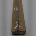 Curtain Rods for windows 32-62 inch, 5/8 inch Decorative Brown Splicing Heavy Duty Metal Curtain Rod set with Brackets
