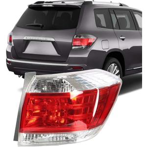 labwork Passenger Side Tail Light Replacement for Toyota Highlander 2011-2013 Rear Taillamp Brake Lamp Assembly RH Right Side 815500E070 TO2801185