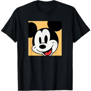 Amazon Essentials Disney Mickey Boxed Portrait T-Shirt, Size S