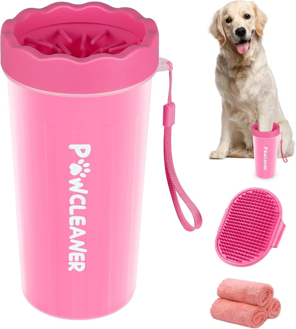 dog paw cleaner big pink (Large)