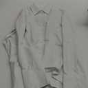 Siliteelon Women's Button Down Shirts Long Sleeve Dress Shirts Wrinkle Free Collared Work Office Solid Blouses Corset Tops (Large, Aa White)