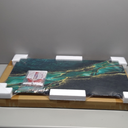 DAIFURONGE Tempered Glass Backsplash For Kitchen,Easy to Clean, One Piece Glass Behind Stove Splashback Panel, Home Kitchen Wall Decor (black, 30"x14"(76.2x35.56cm))