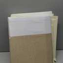 Large 42 Quarts Fabric Storage Bins with Lids [2-Pack] Linen Collapsible Foldable Baskets, Closet Organizer Containers boxes with Handles for Home Office (16.7 x 12 x 12, Beige & White)