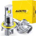 AUXITO H13/9008 Bulbs, 900% Brighter Ultra-Bright, Plug N Play, Long Lifespan, No Flicker, 99% Compatibility, 2PCS