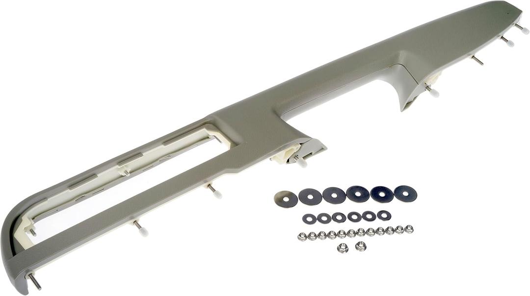 Dorman 926-740 Patent Pending Front Driver Side Armrest Repair with door release handle above armrest (27 inch) Compatible with Select Chevrolet/GMC Models, Gray (OE FIX)