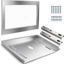 27 in. Microwave Trim Kit GMTK2768AF for Gallery Microwave Model GMBS3068AF | Trim Kit for Built in Microwave Oven Stainless Steel, Built in Microwave with Trim Kit, Universal Microwave Trim Kit