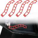 4PCS X3 Door Handle Latches Compatible with Can-Am Maverick X3 X DS RS Turbo R Max 2 & 4 Door 2017 2018 2019 2020 2021 2022 2023,Red