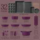 CAROTE 32pcs Pots and Pans Set Non Stick, Detachable Handle Cookware Sets, 32 Piece
