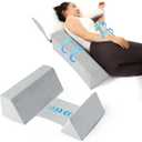 Positioning Wedge Pillow Side Sleeping Belt Connection, Limit Width Adjustable Bed Wedges Body Positioners for Back Pain Relief, Back Positioning Wedge for After Surgery, Anti Snoring, Back Support (Gray)