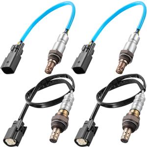 BDFHYK Oxygen Sensor Upstream & Downstream O2 Sensor, Compatible with Ford F150 F-150 Explorer 3.5L 3.7L Mustang Edge Escape Fusion Flex Taurus MKZ MKX MKT MKS 2010-2016, 250-25086 250-24989 4PCS