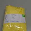 Royale Linens 100% Organic Cotton Fitted Sheet - Percale Weave - Super Soft Deep Pocket Bottom Sheets - Elastic Sheet Queen Size - Queen Fitted Sheets Only - (60"x80"+15", Yellow)