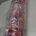 Christmas Tree Ball Ornament 24PCS 1.57inch PVC Glossy Shiny Matte Shatterproof Hanging Xmas Balls Lightweight Decorative Baubles for Home Festival Gifts Hotel Decor.