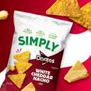 Simply, Doritos White Cheddar Nacho and Zesty Ranch Variety Pack, 0.875 Oz (Pack of 17) BBD: May 19 2026